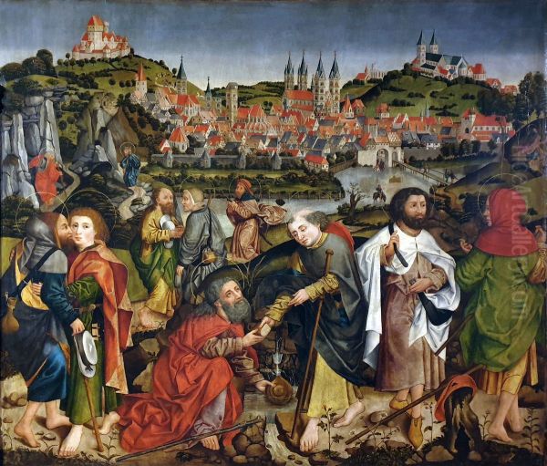 Sending out the apostles - view 1