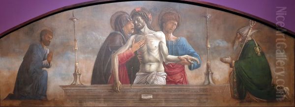 The Lamentation with Saints Mark and Nicholas of Bari - view 1