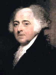 John Adams, 1823-24, Second President of the US. by Gilbert Stuart