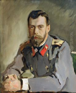 Portrait of Nicholas II by Valentin Serov