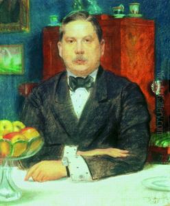 Portrait of Konstantin Somov Portrait of Konstantin Somov