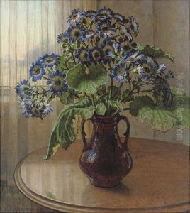 Summer flowers. by Wilhelm Andersen