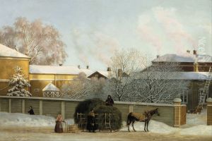 Annankatu on a Cold Winter Morning