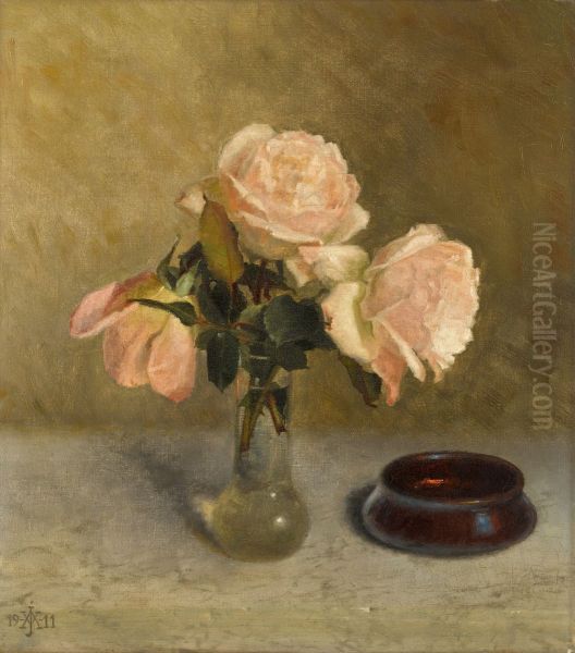 Roser i en vase. - view 1