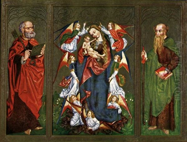 Our Lady of the Angels with St. Peter and St. Paul. - view 1