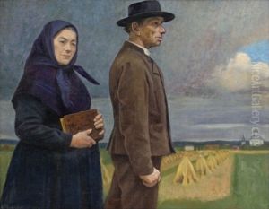 On the Way to Church by Anna Sahlsten