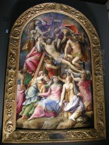 the Deposition by Francesco Salviati