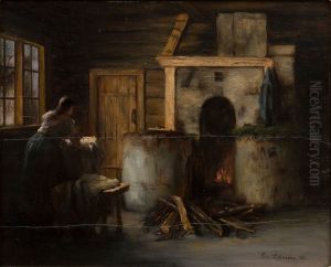 In the washing cabin by Ida Silfverberg