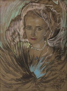 Portrait of Helena Szczepanska by Stanislaw Ignacy Witkiewicz (Witkacy)