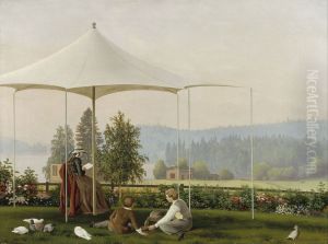 In the Garden of Haminalahti by Ferdinand von Wright