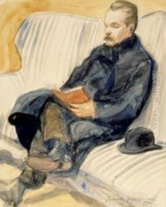 Portrait of Jalo Sihtola by Yrjo Ollila