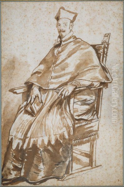 Portrait of Cardinal Bentivoglio (Lugt 28) - view 1
