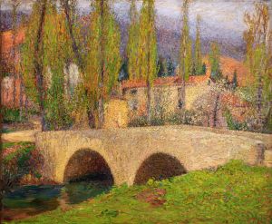 Le Pont de Labastide-du Vert by Henri-Jean Guillaume Martin