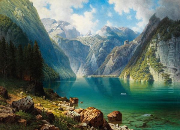 A View of Lake Konigssee - view 1