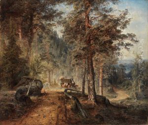 Road in Hame (A hot Summer Day) by Werner Holmberg