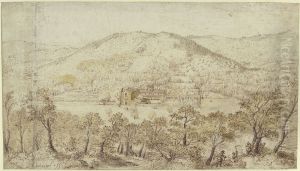 Southern hilly landscape with convent buildings