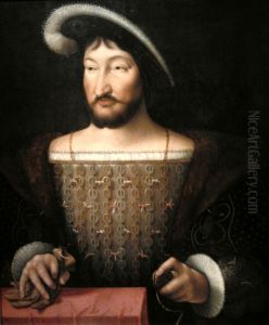 Portrait of Francis I, King of France. by Joos Van Cleve