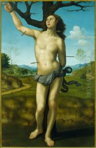 Saint Sebastian by Giuliano Bugiardini
