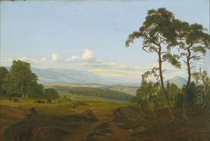 Bohemian landscape near Teplitz Bohemian landscape near Teplitz