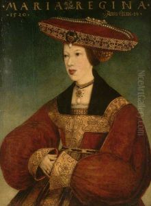 Portrait ofMary of Hungary by Hans Maler Zu Schwaz