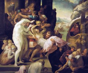 Raub der Helena by Francesco Primaticcio