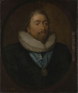 Portrait ofRichard Weston, 1st Earl of Portland, British diplomat,chancellor of the exchequerandlord high treasurer(1577-1635)