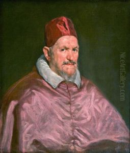 Pope Innocent X (1574-1655) by Diego Rodriguez de Silva y Velazquez