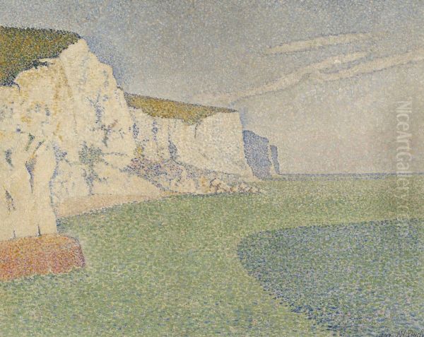 The Cliffs of Dover ; The Cliffs at South Foreland by Alfred William Finch