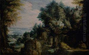 Landschaft mit Einsiedelei Landschaft mit Einsiedelei