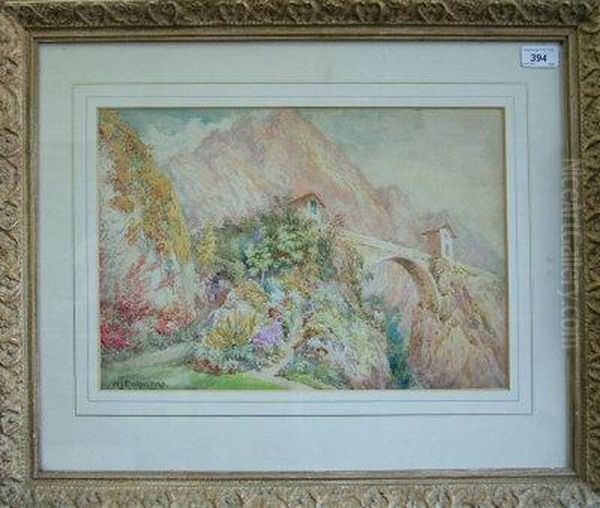 Garden Beside A Mountain Path. - view 1