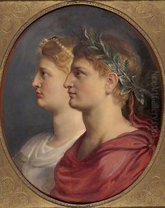 Tiberius and his wife Vipsania Agrippina