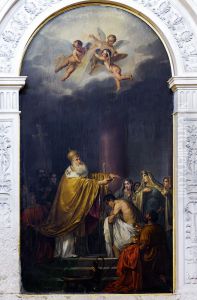 San Silvestro, Venice -Baptism of Constantine by Sebastiano Santi