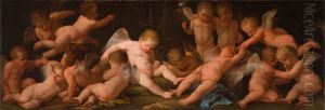 Cherubs at Play by unknown