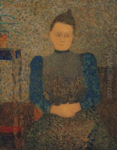Portrait Schematique de Marie Vuillard by Jean-Edouard Vuillard