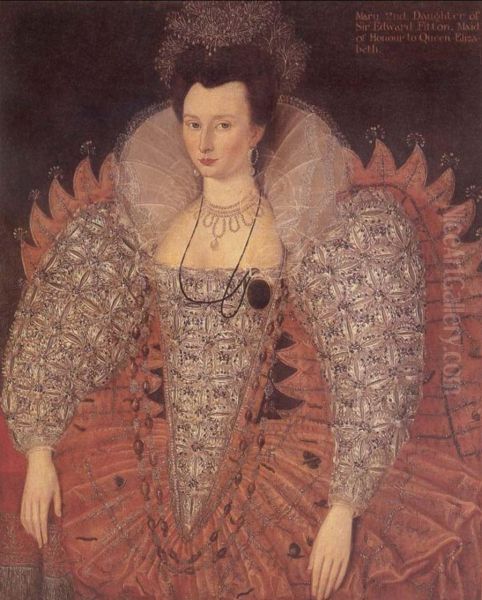 Portrait of Mary Fitton, Maid of Hounour to Elizabeth I of England. - view 1