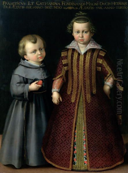 Portrait of Francesco (1594-1614) and Caterina Medici (1593-1629) - view 1