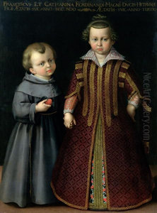 Portrait of Francesco (1594-1614) and Caterina Medici (1593-1629) Portrait of Francesco (1594-1614) and Caterina Medici (1593-1629)