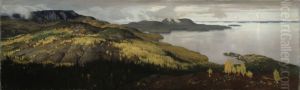Syysmaisema Pielisjarvelta by Eero Jarnefelt