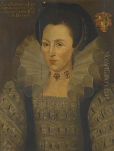 Portrait of Alice Perceval, wife of Richard Perceval (1556-1621)