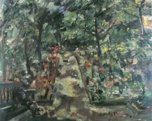 Garten in Berlin-Westend by Lovis (Franz Heinrich Louis) Corinth