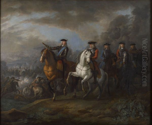 The Duke of Marlborough and the Earl of Cadogan at Blenheim (Hochstadt) - view 1