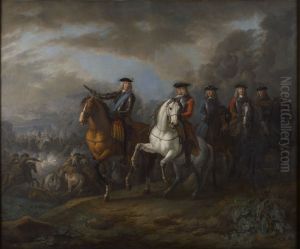 The Duke of Marlborough and the Earl of Cadogan at Blenheim (Hochstadt)