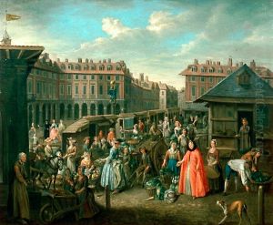 Old Covent Garden by Joseph van Aken
