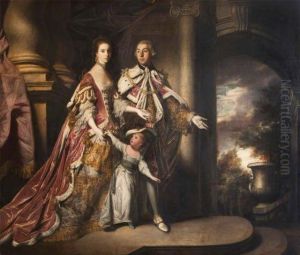 The Earl and Countess of Mexborough with Their Son, Lord Pollington (1719-1778)