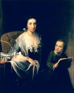 Sarah Vaughan, nee Hallowell (1727-1809), and Her Son Richard Vaughan Sarah Vaughan, nee Hallowell (1727-1809), and Her Son Richard Vaughan