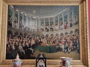 The Irish House of Commons by Francis Wheatley
