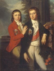 Portrait of Grand Prince August of Oldenburg (1783-1853) and Prince Georg of Oldenburg (1784-1812) Portrait of Grand Prince August of Oldenburg (1783-1853) and Prince Georg of Oldenburg (1784-1812)
