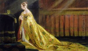 Queen Victoria (1819-1901), in Her Coronation Robes by Charles Robert Leslie