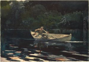 Fishing in the Adirondacks by Winslow Homer