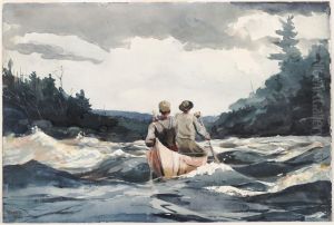 Canoe in Rapids